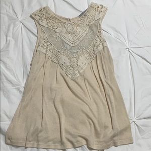 Tan/Cream Tank Top